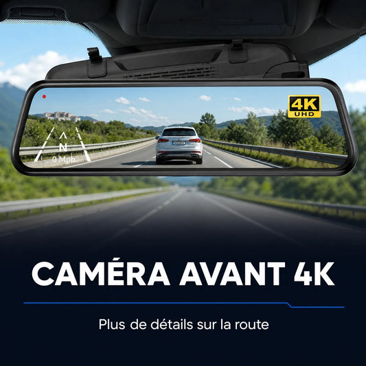 Dashcam rétroviseur sans fil 4K — WOLFBOX G930