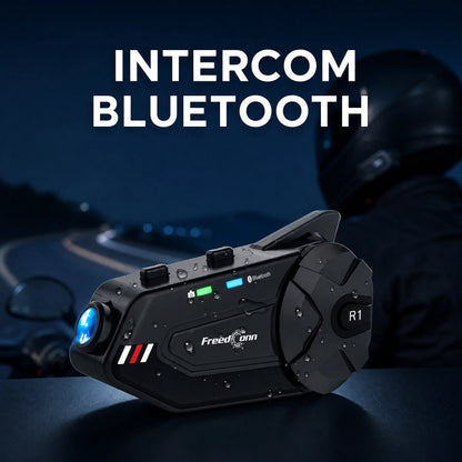 FreedConn R1 Plus intercom Bluetooth pour moto