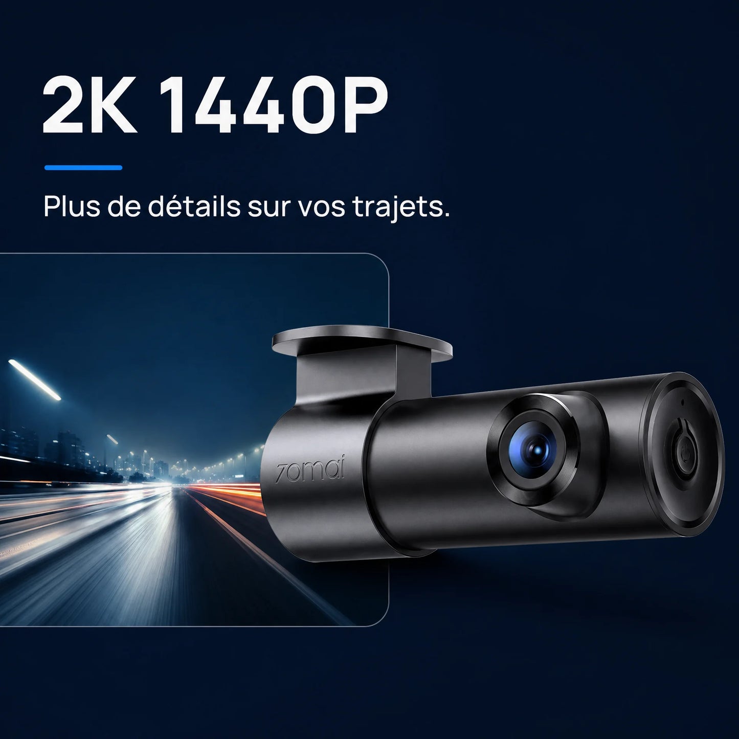 Dashcam voiture discrète 2K — 70mai M310 Plus